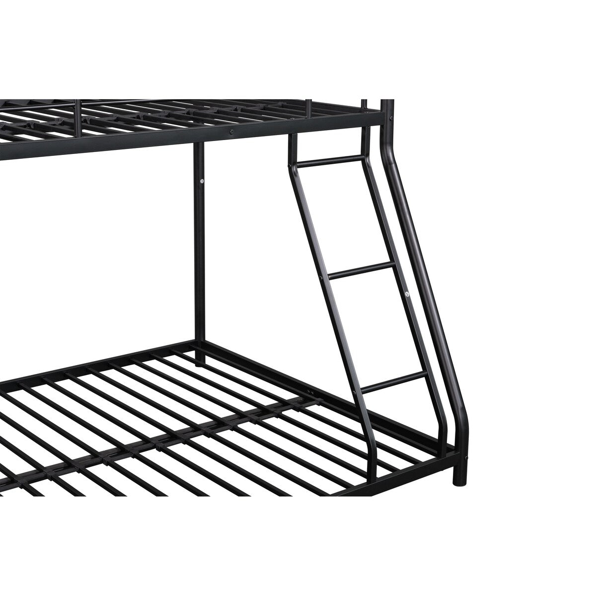 Metal Twin over Full Bunk Bed/ Heavy-duty Sturdy Metal/ Noise Reduced/ Safety Guardrail/No Box Spring Needed