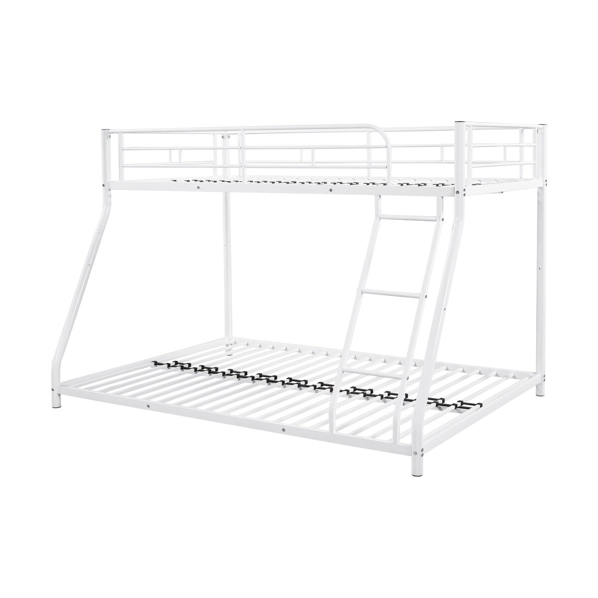 Metal Twin over Full Bunk Bed/ Heavy-duty Sturdy Metal/ Noise Reduced/ Safety Guardrail/No Box Spring Needed