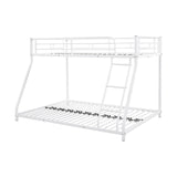 Metal Twin over Full Bunk Bed/ Heavy-duty Sturdy Metal/ Noise Reduced/ Safety Guardrail/No Box Spring Needed