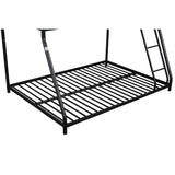 Metal Twin over Full Bunk Bed/ Heavy-duty Sturdy Metal/ Noise Reduced/ Safety Guardrail/No Box Spring Needed