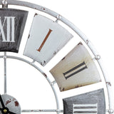 Metal Wall Clock (60 Diameters) Centurion Roman Numeral Hands Rustic
