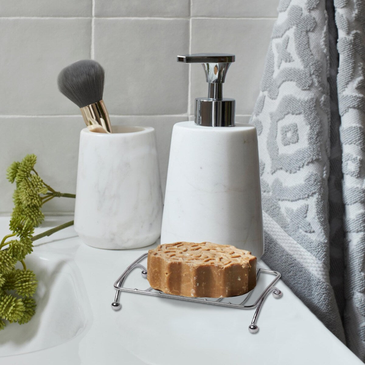 Metal Wire Soap Dish Holder Self-Draining