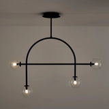 Metal & Glass Chandelier