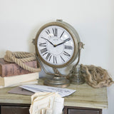 Metal table clock