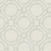 Metallic Silk Road Trellis Wallpaper, 27 feet long X 27 inchs Wide, Metallic Gold and Gray