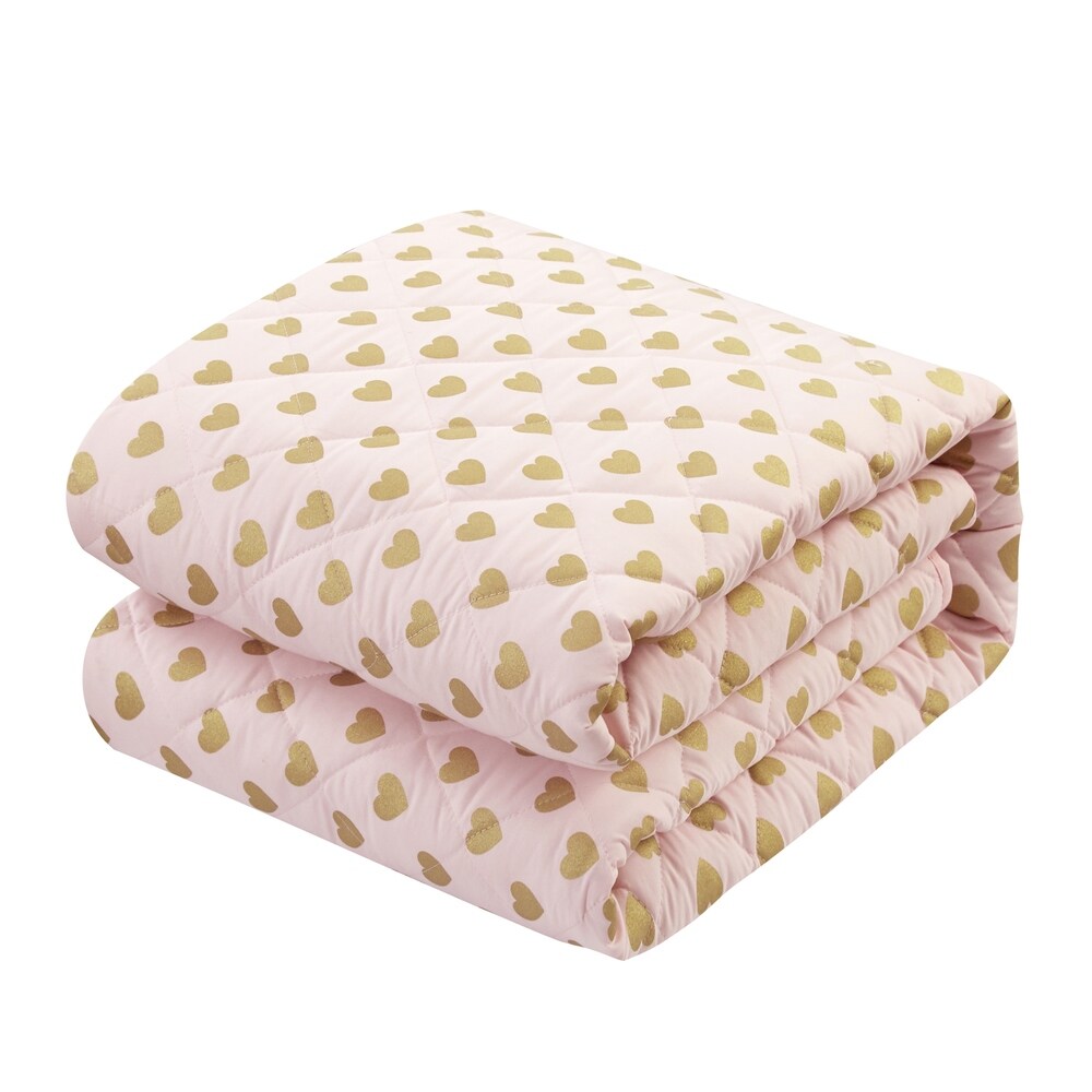 Metallic Star Printed Quilt Set