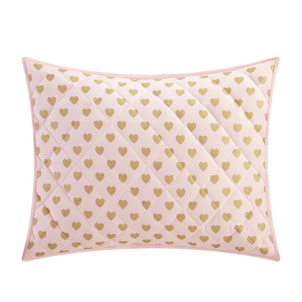 Metallic Star Printed Quilt Set