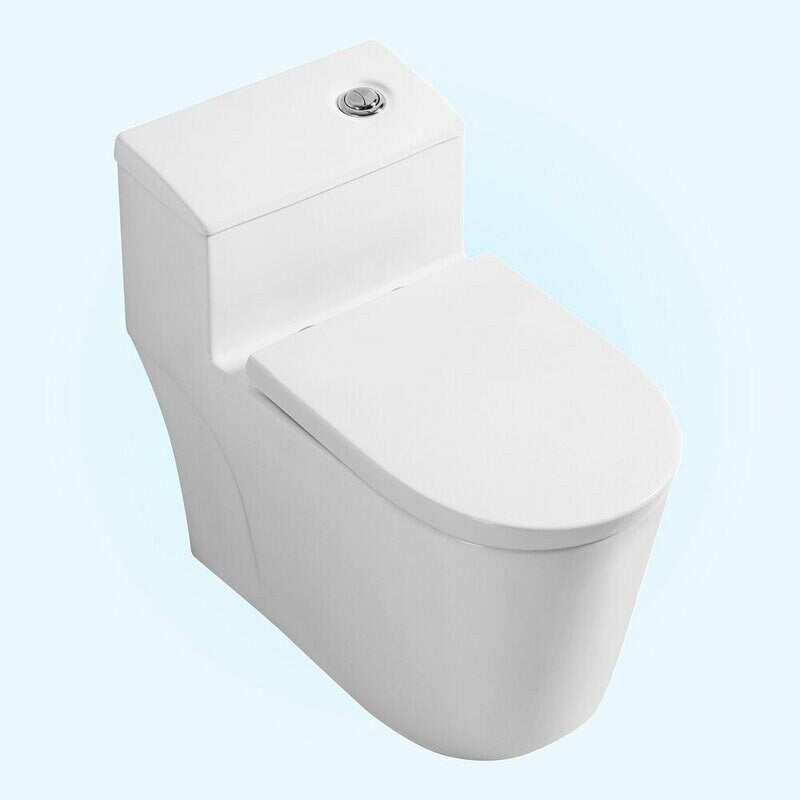 Metis Dual-Flush Elongated One-Piece Toilet (Seat Included)