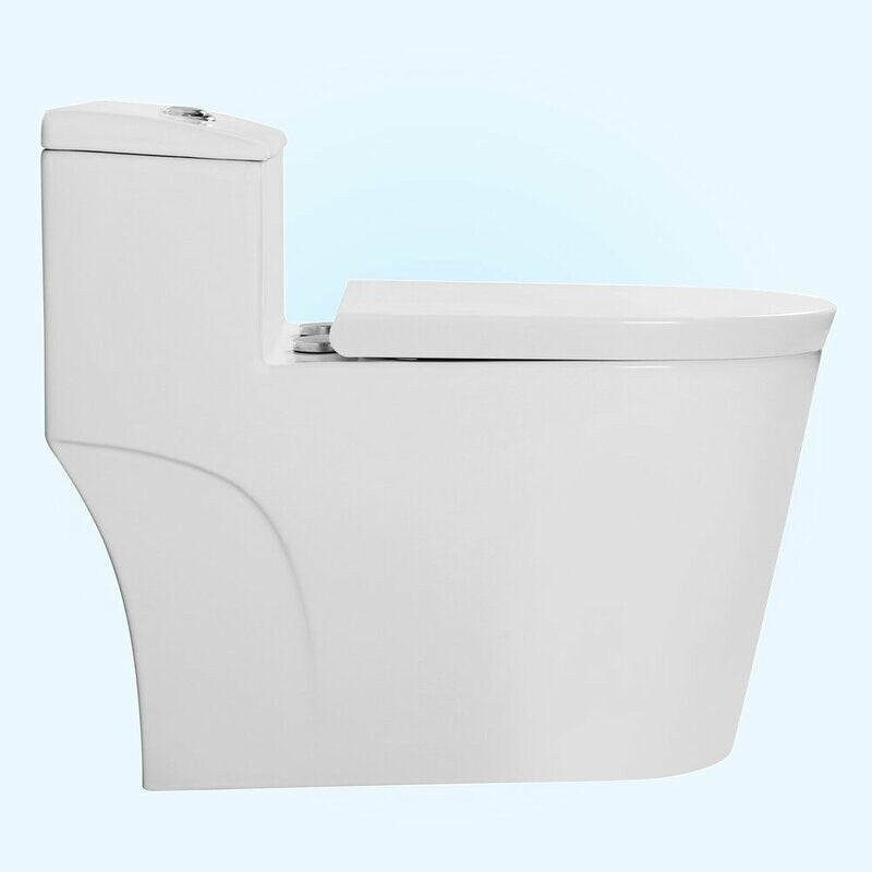 Metis Dual-Flush Elongated One-Piece Toilet (Seat Included)