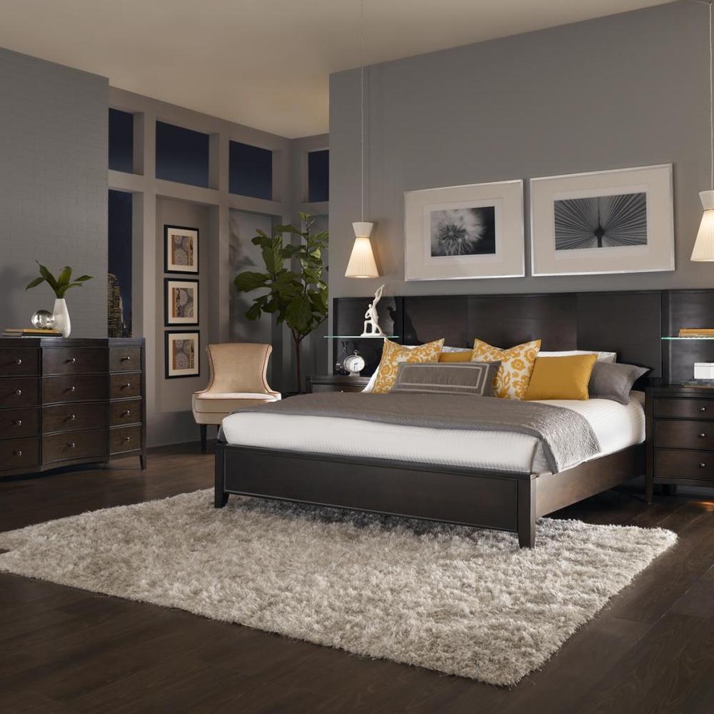 Metro Curved Nonstorage Bedwall with Chesser