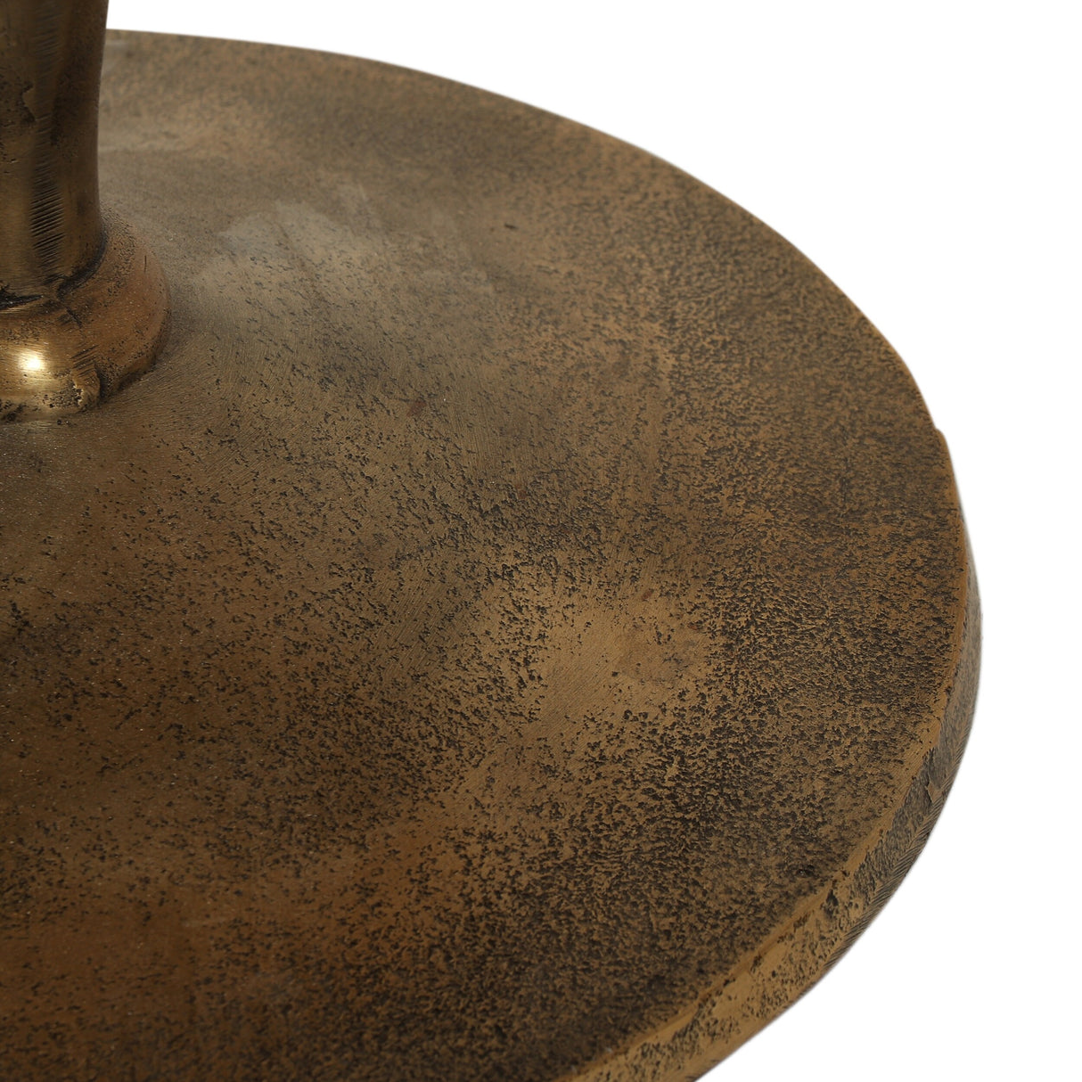 Metter Indoor Aluminum Handcrafted Accent Table by Christopher Knight Home