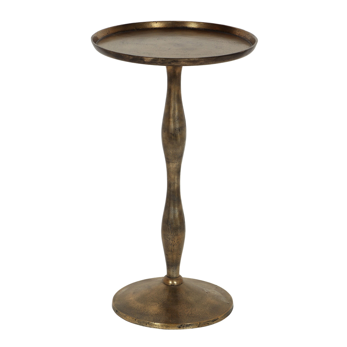 Metter Indoor Aluminum Handcrafted Accent Table by Christopher Knight Home