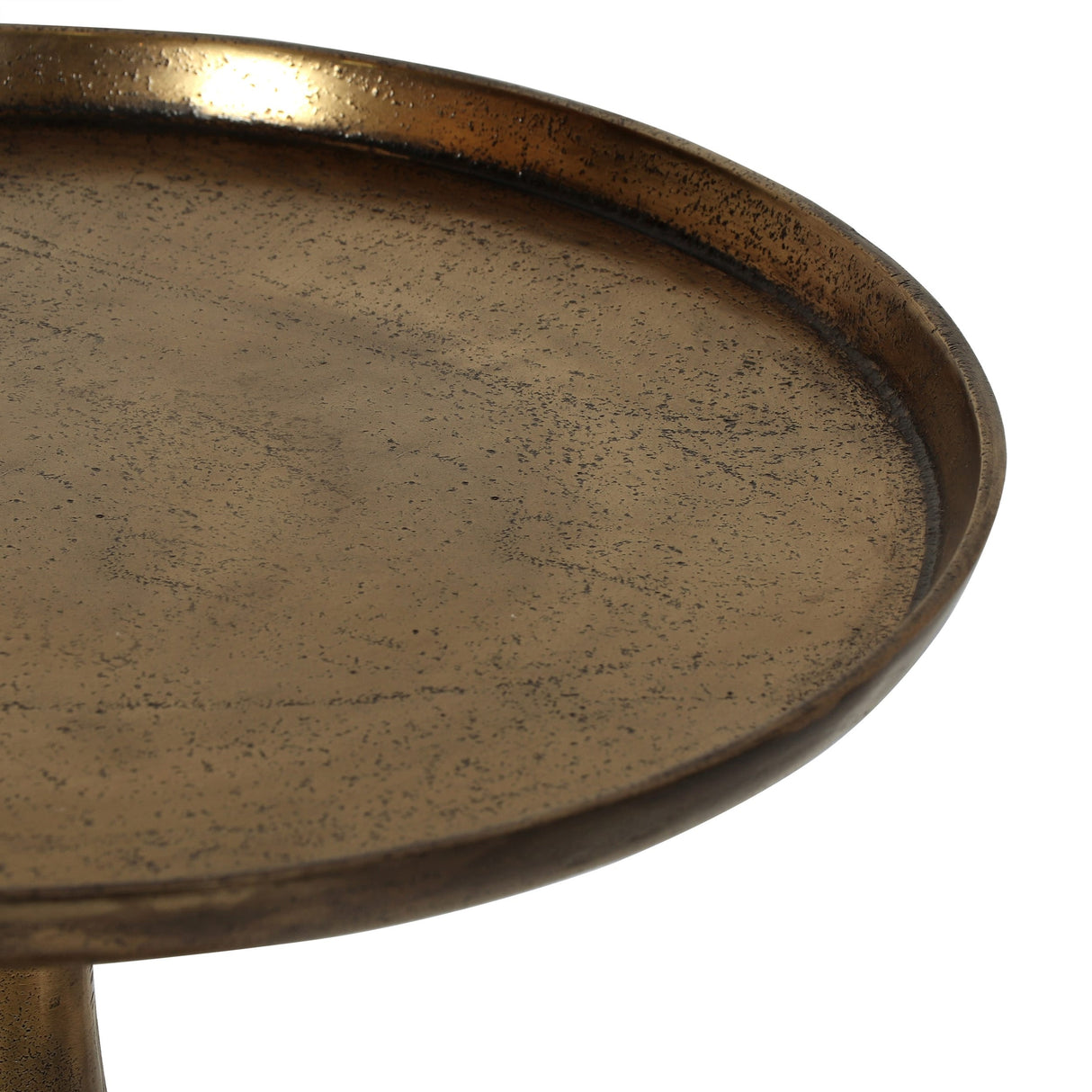 Metter Indoor Aluminum Handcrafted Accent Table by Christopher Knight Home