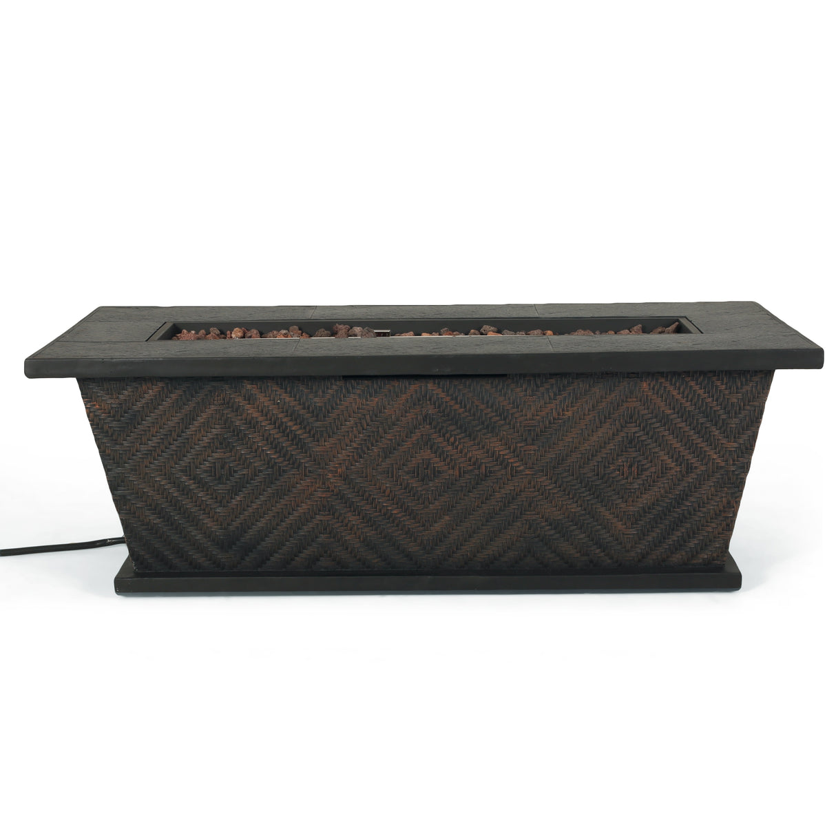 Meyer Outdoor 50,000 BTU Lightweight Concrete Rectangular Fire Pit (No Tank Holder) by Christopher Knight Home