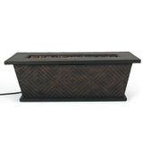 Meyer Outdoor 50,000 BTU Lightweight Concrete Rectangular Fire Pit (No Tank Holder) by Christopher Knight Home