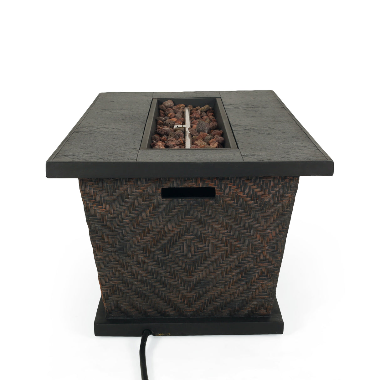 Meyer Outdoor 50,000 BTU Lightweight Concrete Rectangular Fire Pit (No Tank Holder) by Christopher Knight Home