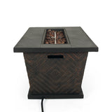 Meyer Outdoor 50,000 BTU Lightweight Concrete Rectangular Fire Pit (No Tank Holder) by Christopher Knight Home