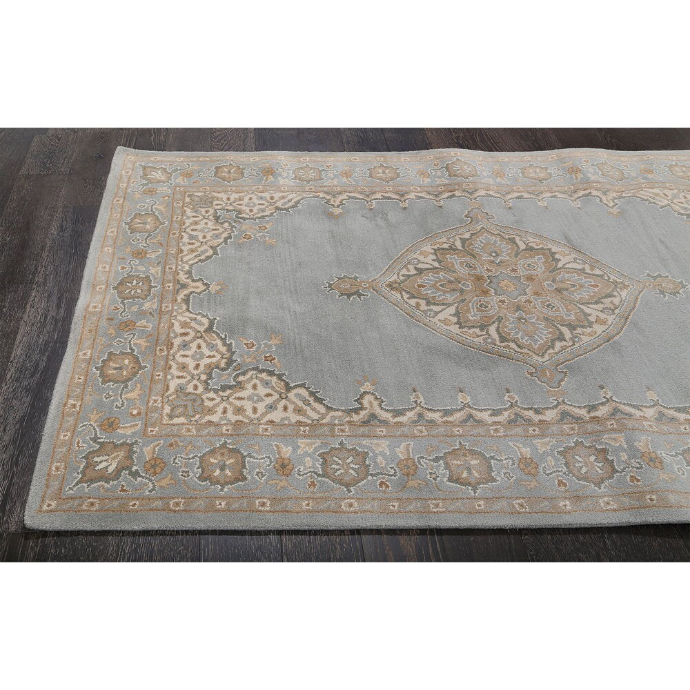 Mia Persian Blue Beige Wool Rug