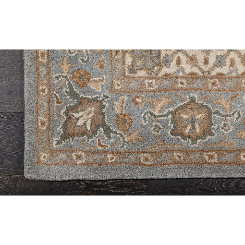 Mia Persian Blue Beige Wool Rug