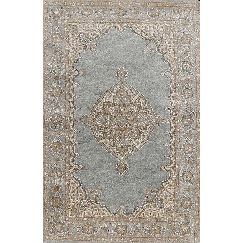 Mia Persian Blue Beige Wool Rug