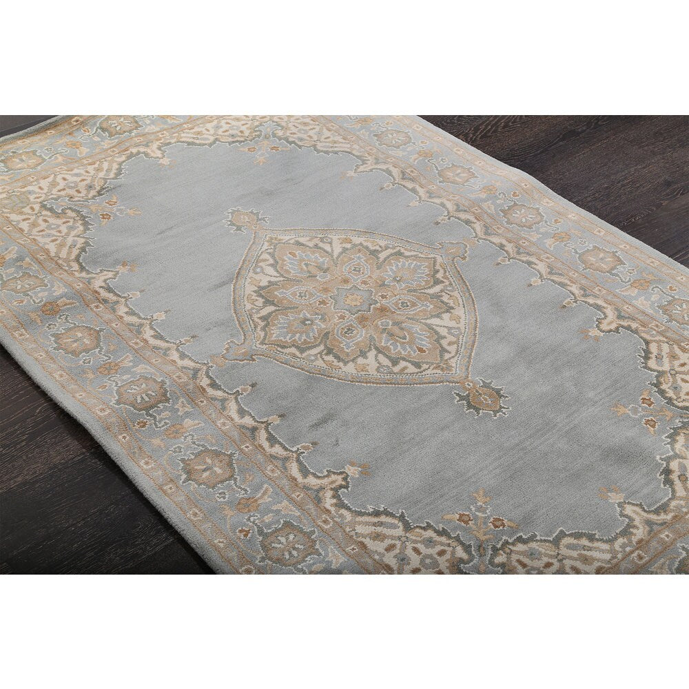Mia Persian Blue Beige Wool Rug