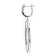 Miadora 14k Gold 1/10ct TDW Diamond Oval Dangle Earrings