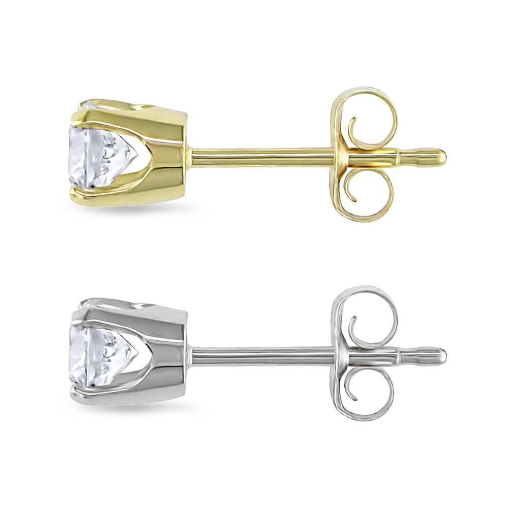 Miadora 14k Gold 1/2ct TDW Diamond Stud Earrings