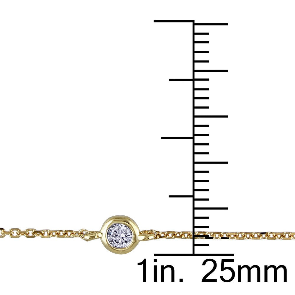 Miadora Signature Collection 14k Yellow Gold 3/4ct TDW Necklace