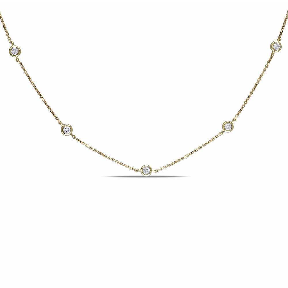 Miadora Signature Collection 14k Yellow Gold 3/4ct TDW Necklace