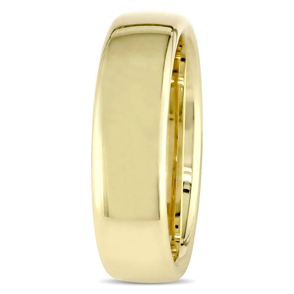 Miadora 14k Yellow Gold Men's Wedding Band