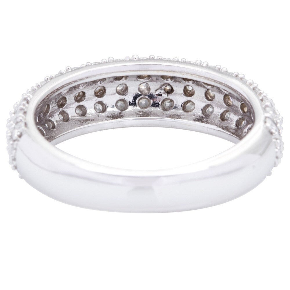 Miadora 3/4 CT Diamond TW Fashion Ring 10k White Gold GH I2;I3