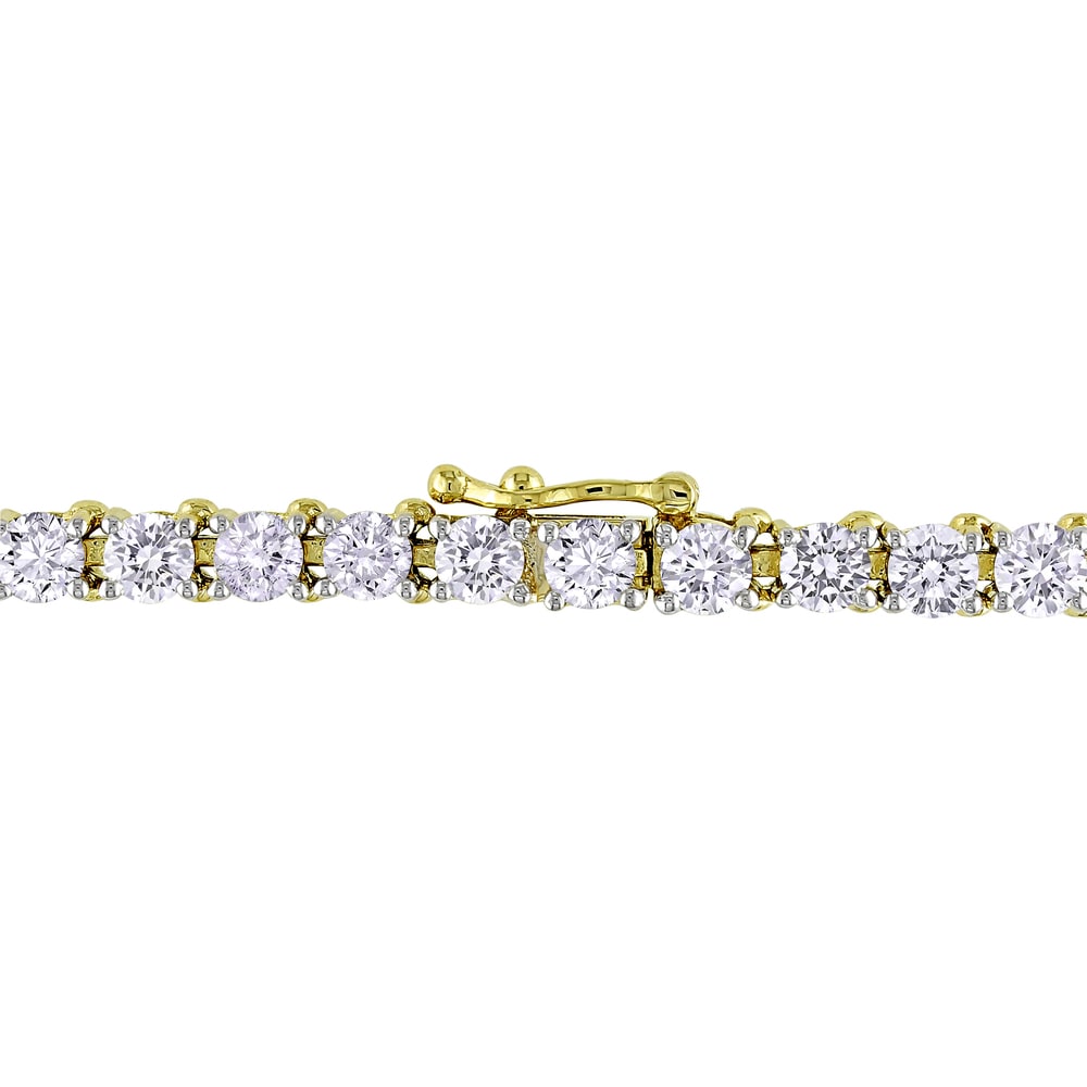 Miadora Signature Collection 14k Gold 6ct TDW Diamond Bracelet