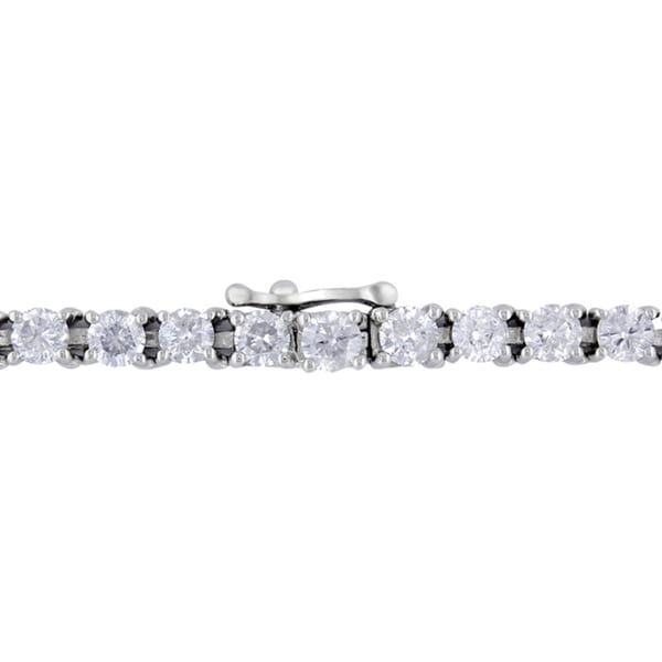 Miadora Signature Collection 14k Gold 6ct TDW Diamond Bracelet