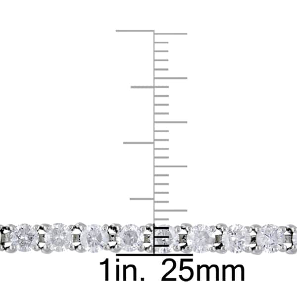 Miadora Signature Collection 14k Gold 6ct TDW Diamond Bracelet