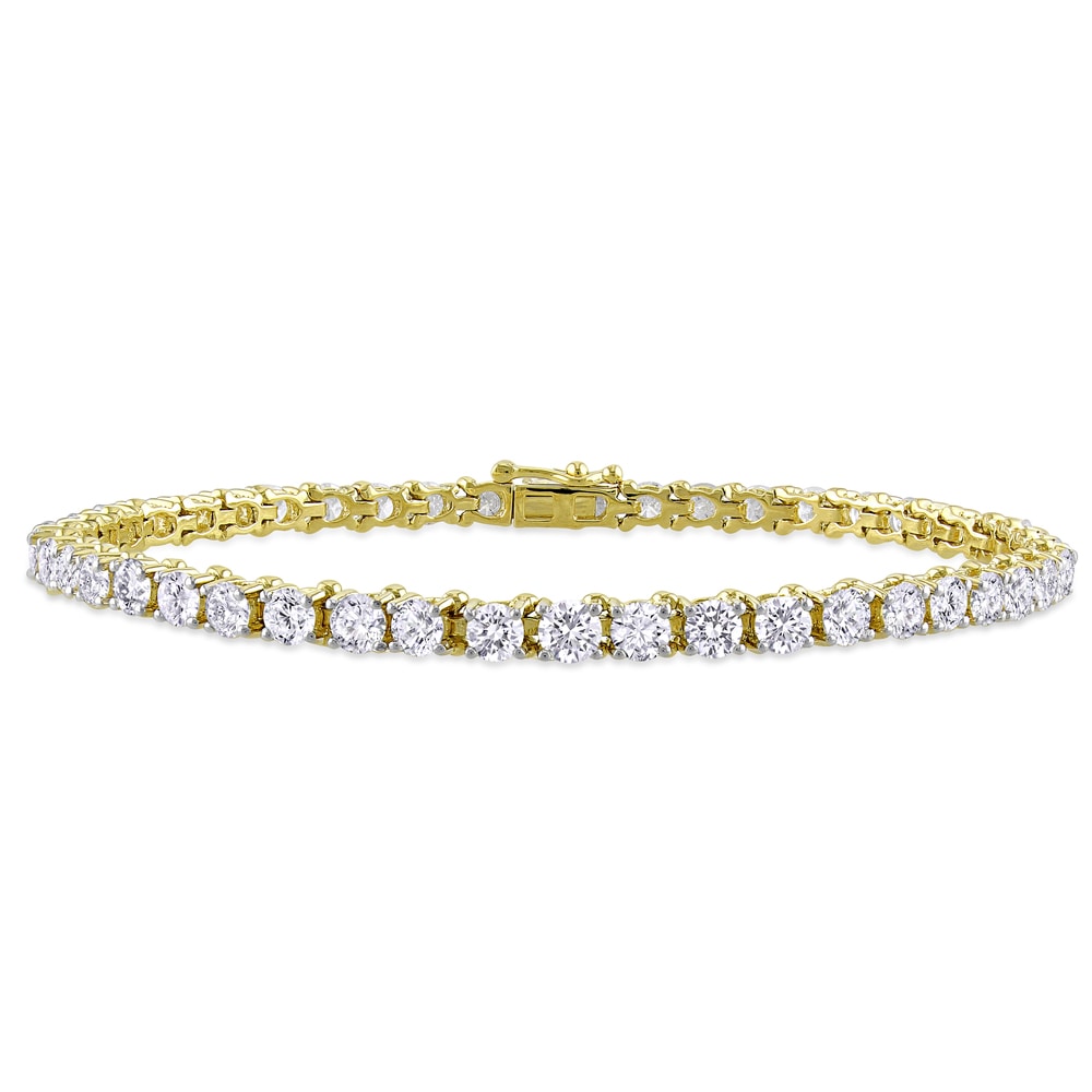 Miadora Signature Collection 14k Gold 6ct TDW Diamond Bracelet