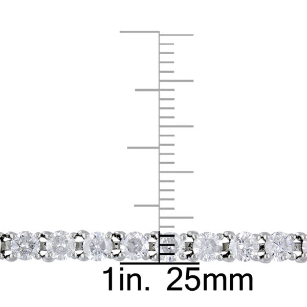 Miadora Signature Collection 14k Gold 6ct TDW Diamond Bracelet