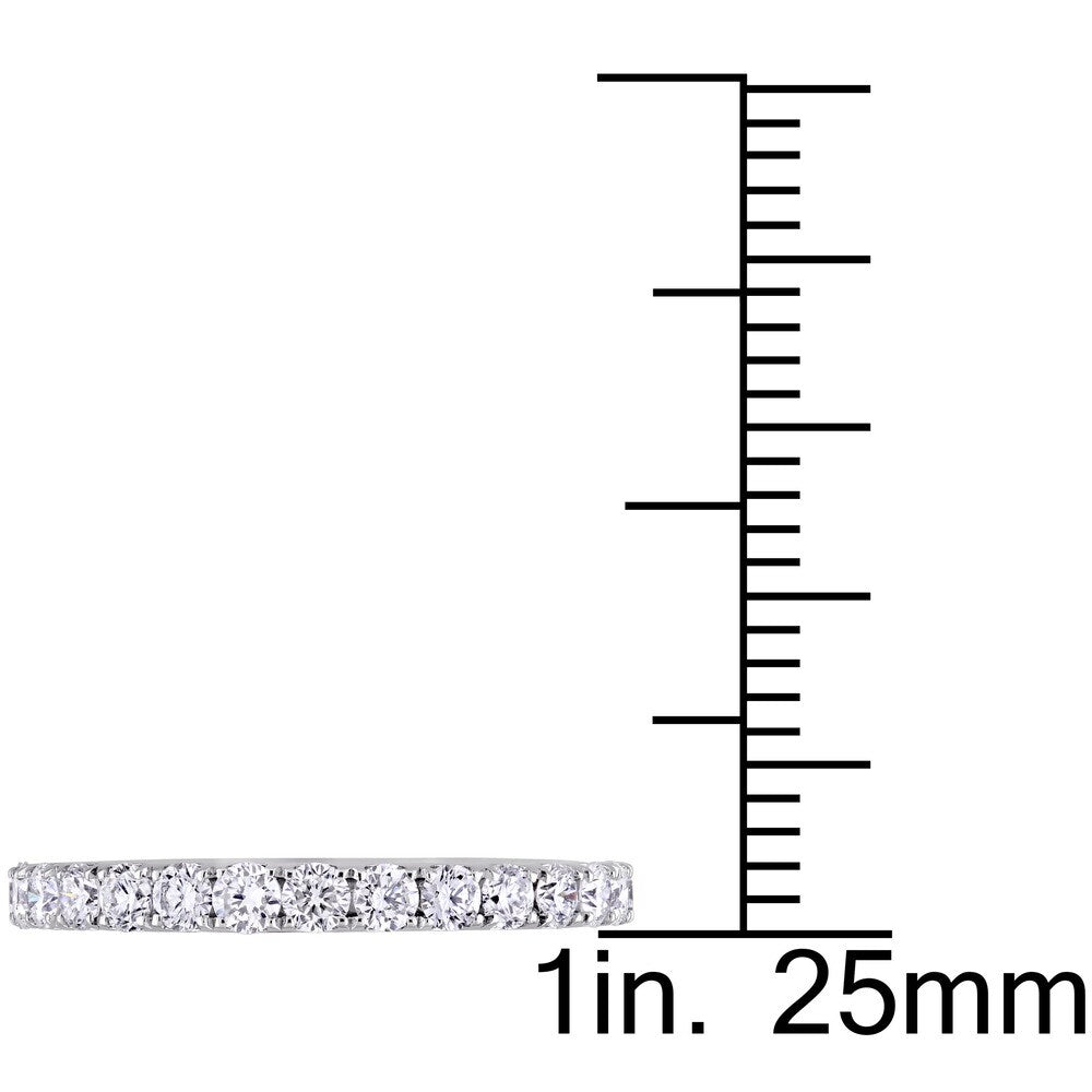 Miadora Signature Collection 14k White Gold 1ct TDW Diamond Full Eternity Band (G-H, SI1-SI2)