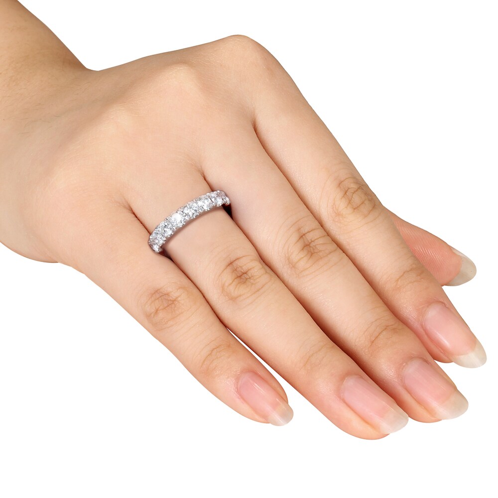 Miadora Signature Collection 14k White Gold 3ct TDW Diamond Eternity Ring