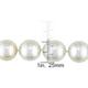 Miadora Signature Collection 14k Yellow Gold Graduated Pearl 1ct TDW Diamond Necklace (12-14 mm)(G-H, I1) - White - 12-14 mm