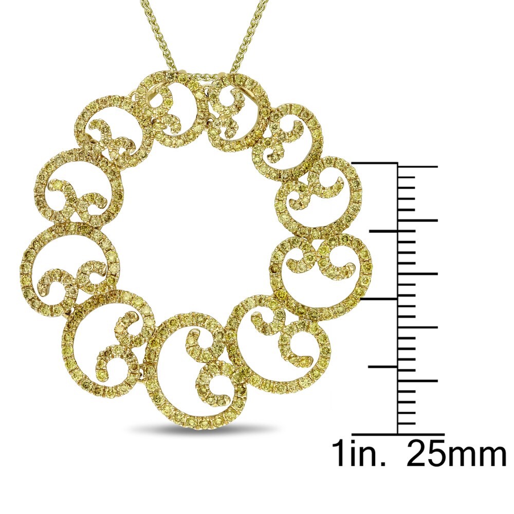Miadora Signature Collection 18k Yellow Gold 1 3/4ct TDW Diamond Necklace