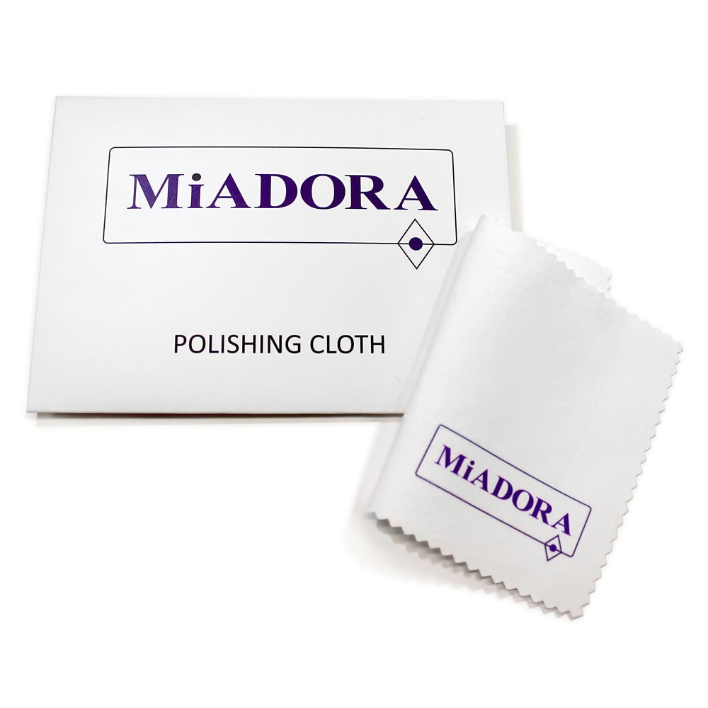 3-Stone Multi-Cut 7/10ct TGW Created Blue Sapphire Ring in Sterling Silver by Miadora