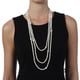 Miadora White Cultured Freshwater Pearl 100-inch Endless Necklace (5-10 mm)
