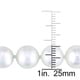 Miadora White Cultured Freshwater Pearl 18-inch Necklace (10-11 mm)