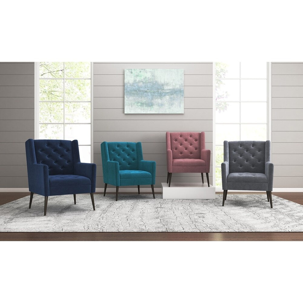 Miami Accent Chair, Dark Blue