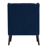 Miami Accent Chair, Dark Blue