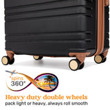 Miami CarryOn Brickell 3 Piece Expandable Retro Spinner Luggage Set