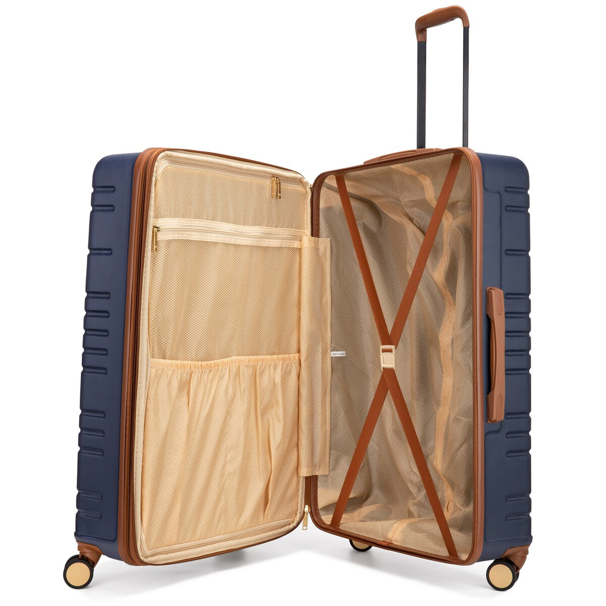 Miami CarryOn Brickell 3 Piece Expandable Retro Spinner Luggage Set
