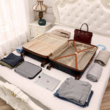 Miami CarryOn Brickell 3 Piece Expandable Retro Spinner Luggage Set