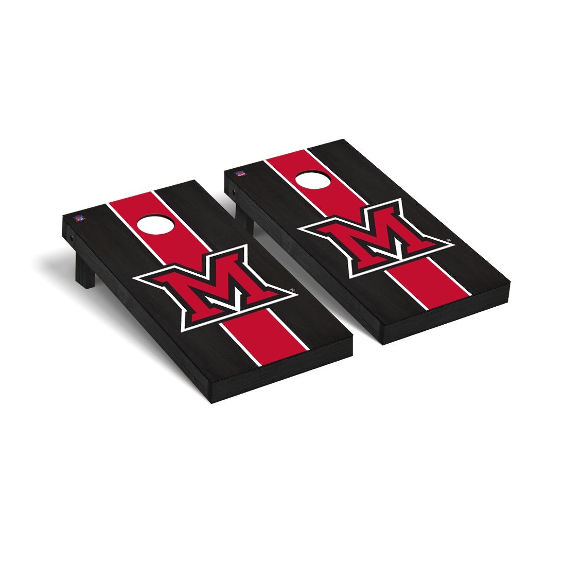 Miami University RedHawks Onyx Cornhole Board Set