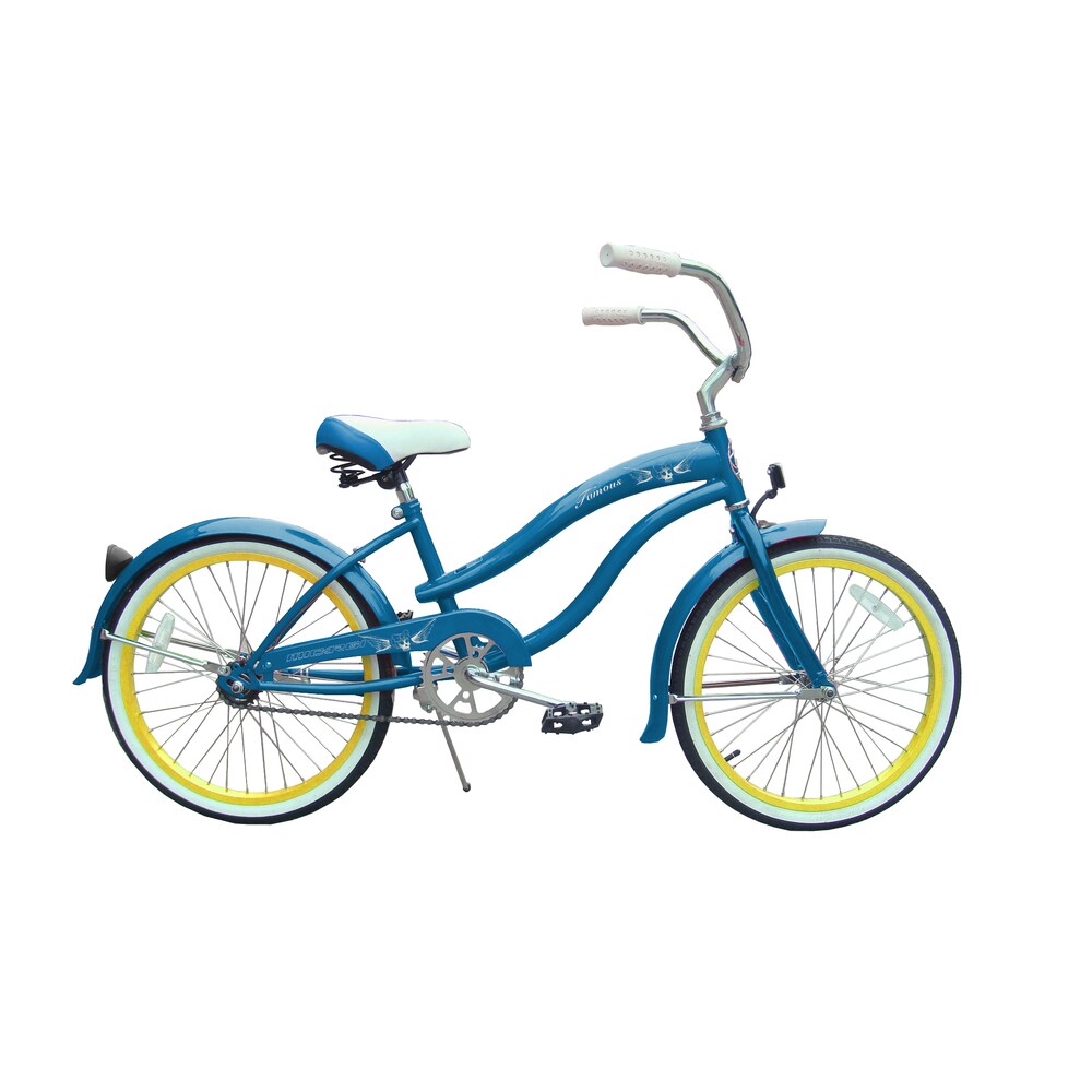 Micargi Famous 20-inch Teal Beach Cruiser